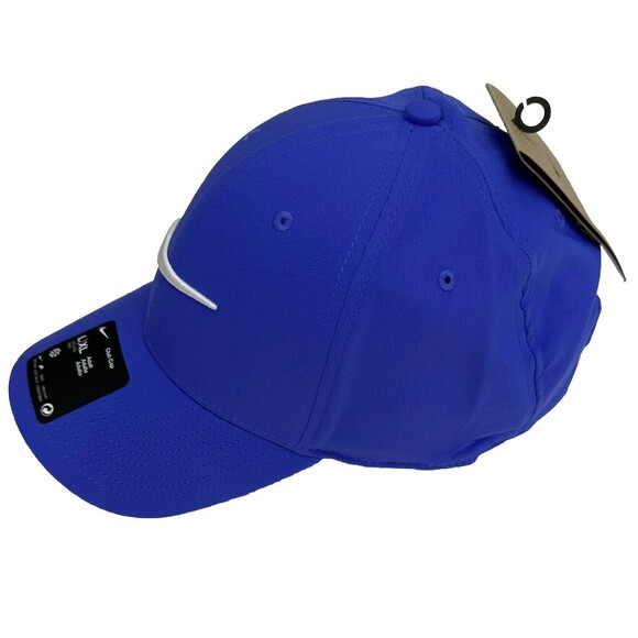 Nike Golf Club Hat Dri Fit Purple/White‎ Swoosh Unisex Flex L/XL Structured Cap - Picture 6 of 14